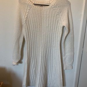 Hollister white winter dress
